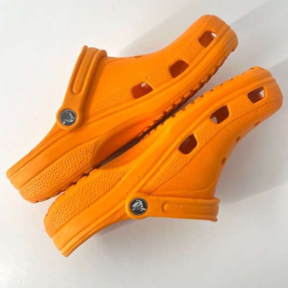 W 10-11/ M 8-9 Crocs Unisex Adult Iconic Orange Classic Clog Sandal *READ BELOW - Picture 7 of 13